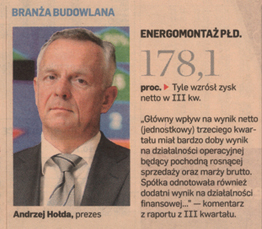 energomontaż-południe sa w pulsie biznesu